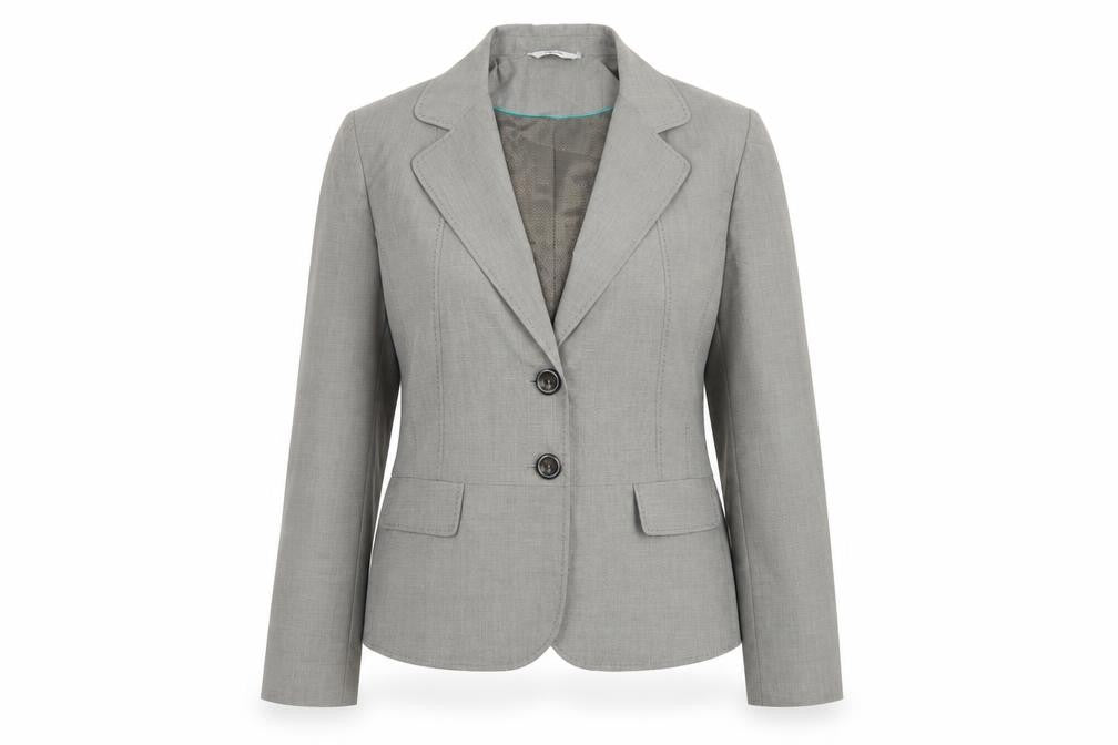 Womens UK Size 14 George Regular Grey Blazer