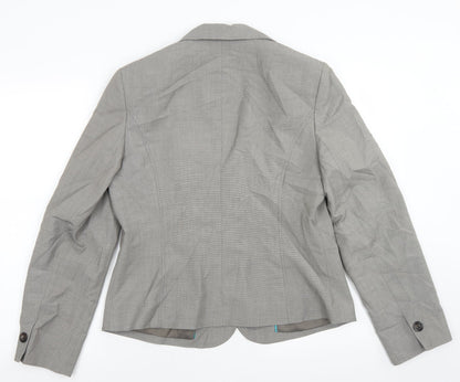 George Womens Grey  Polyester Jacket Blazer Size 14