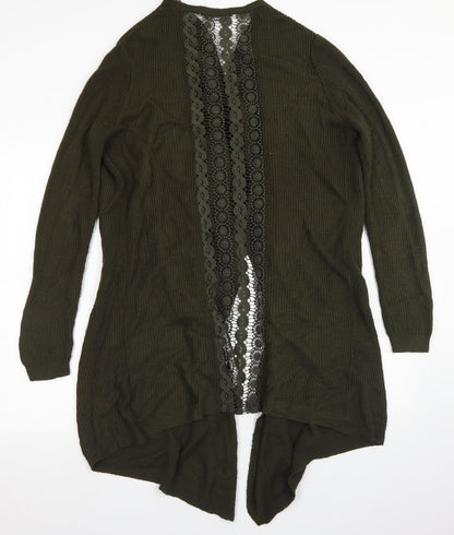 Womens UK Size S Miss Selfridge Green Cardigan Jumper