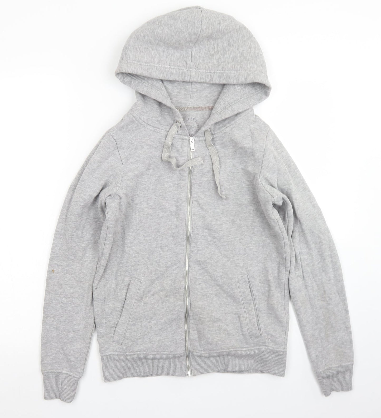 Womens UK Size XS NEXT Grey Full Zip Hoodie