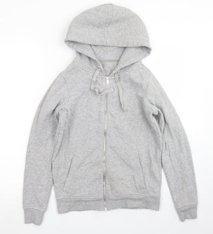 Womens UK Size XS NEXT Grey Full Zip Hoodie