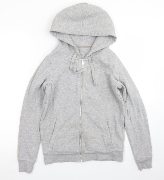 Womens UK Size XS NEXT Grey Full Zip Hoodie