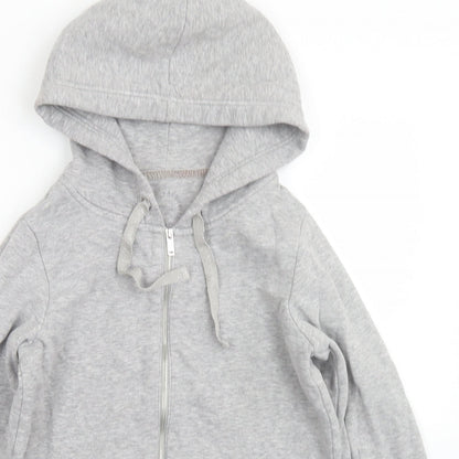 Womens UK Size XS NEXT Grey Full Zip Hoodie