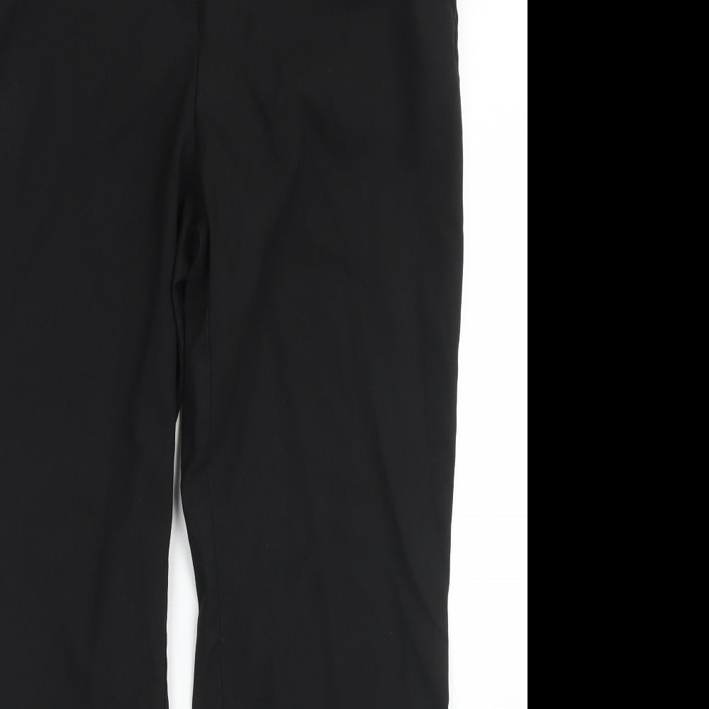 Womens UK Size 14 NEXT Regular Fit Dress Pants Black Trousers