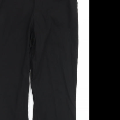 Womens UK Size 14 NEXT Regular Fit Dress Pants Black Trousers