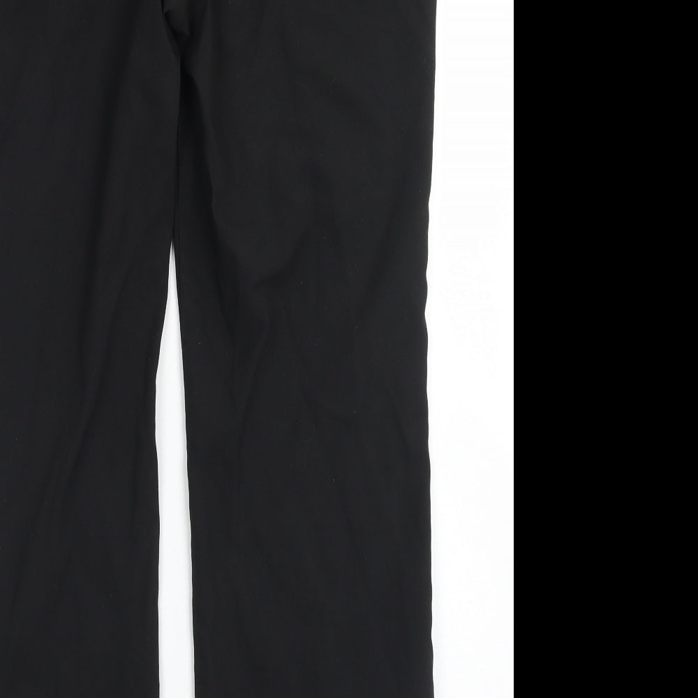 Womens UK Size 14 NEXT Regular Fit Dress Pants Black Trousers