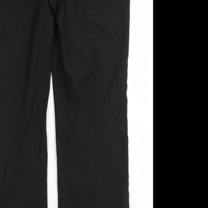 Womens UK Size 14 NEXT Regular Fit Dress Pants Black Trousers