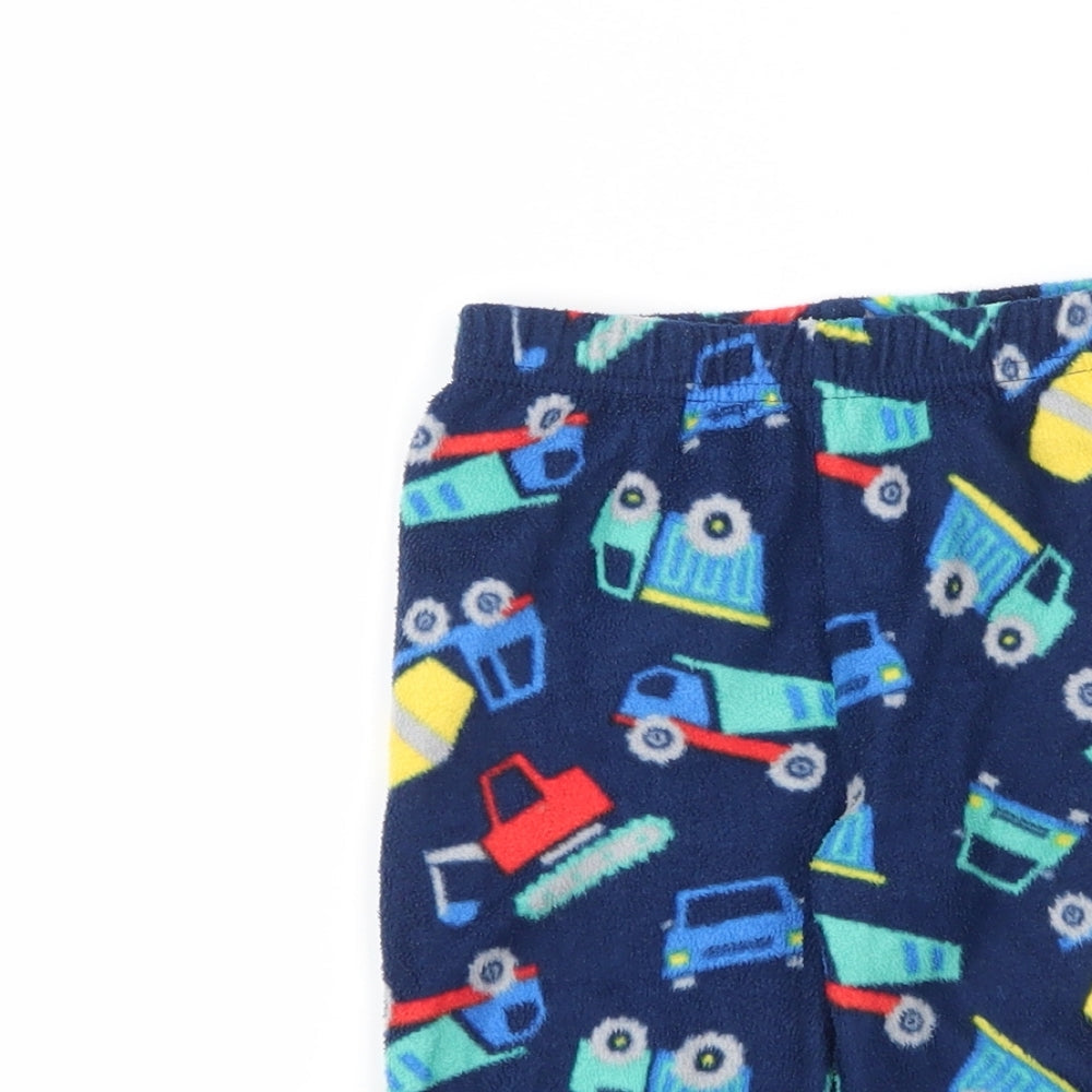 Primark Baby Blue Solid Polyester Chemise Pyjama Pants Size 12-18 Months