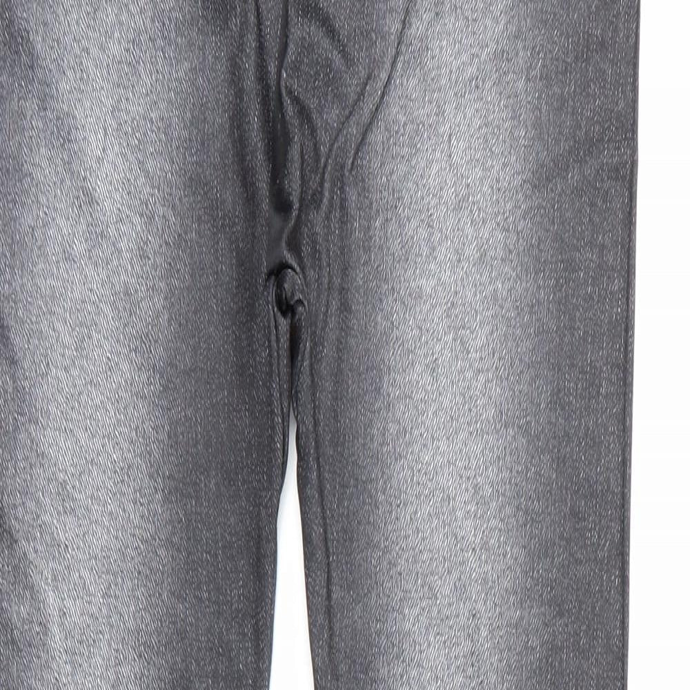 Jegging Womens Grey  Polyester Carrot Leggings Size 2XL L29 in