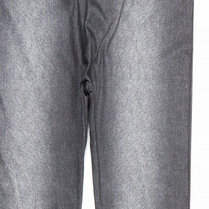 Jegging Womens Grey  Polyester Carrot Leggings Size 2XL L29 in