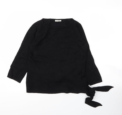 Womens UK Size M Platinum Black Pullover Jumper