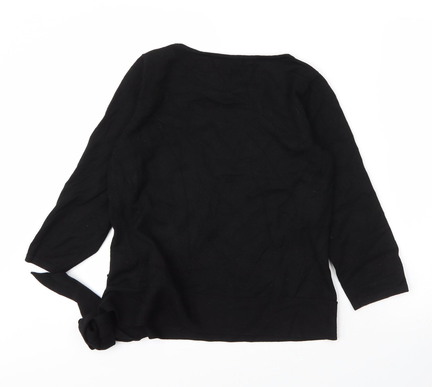 Womens UK Size M Platinum Black Pullover Jumper