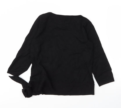 Womens UK Size M Platinum Black Pullover Jumper