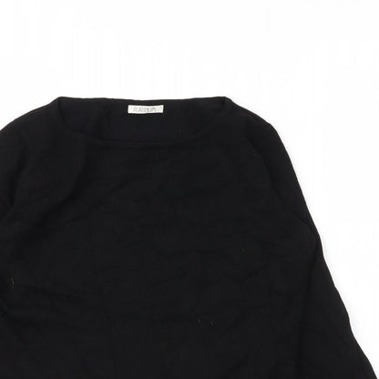 Womens UK Size M Platinum Black Pullover Jumper