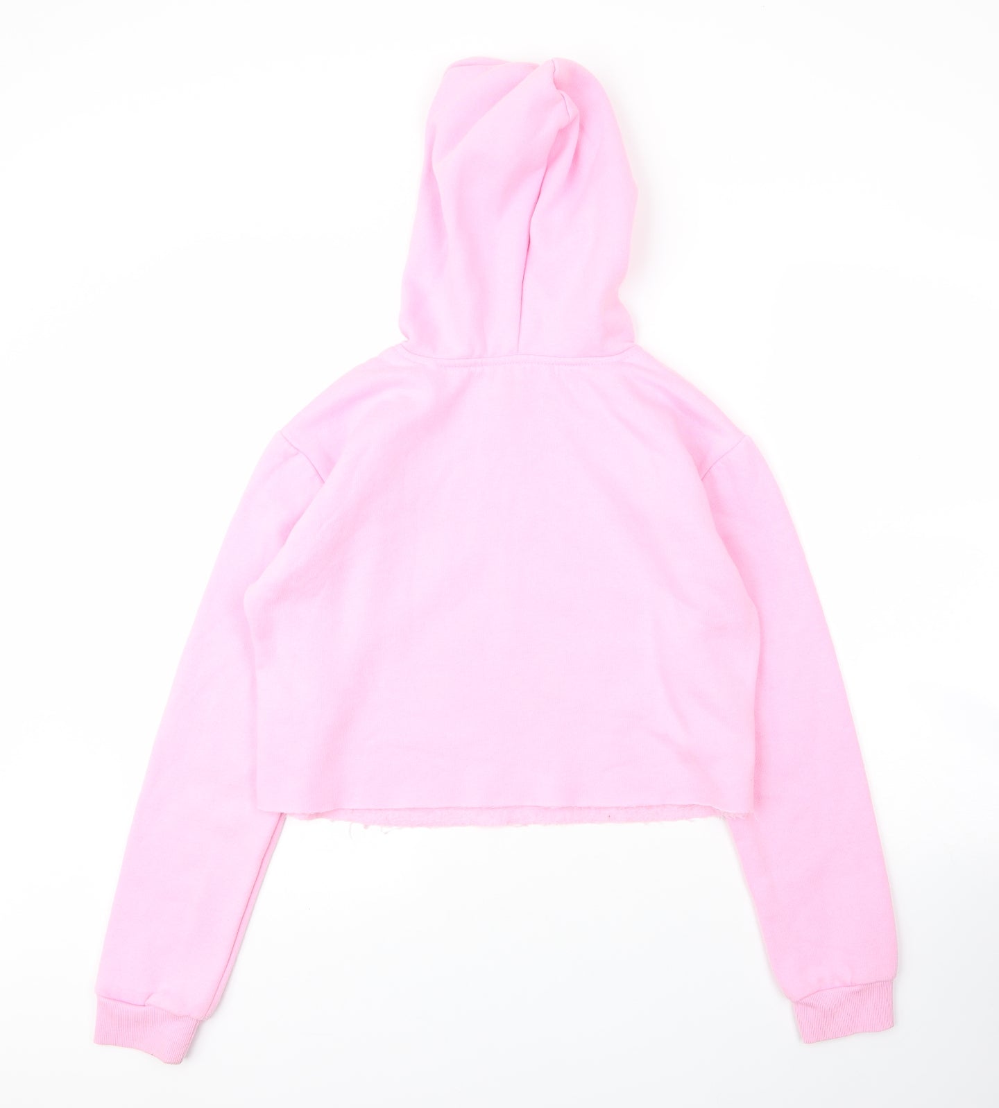 New Look Girls Pink  Cotton Pullover Hoodie Size 14 Years