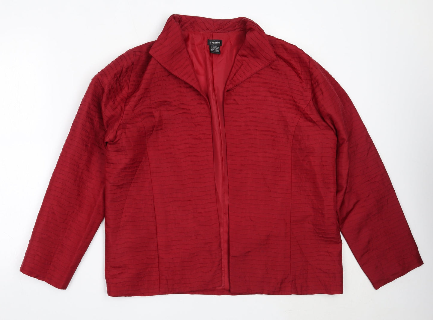 Womens UK Size L Fusion Red Jacket