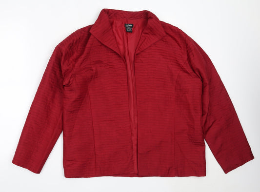 Womens UK Size L Fusion Red Jacket