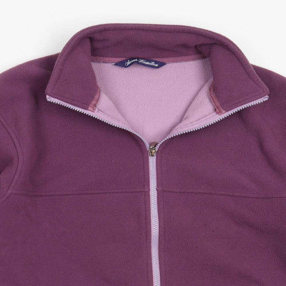 Womens UK Size M Sarah Hamilton Purple Jacket