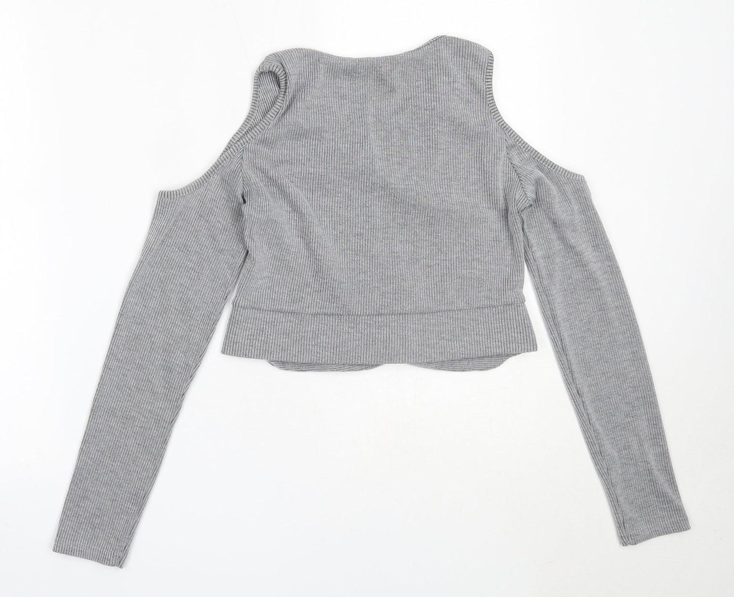 Womens UK Size 14 Miss Selfridge Grey Pullover Jumper