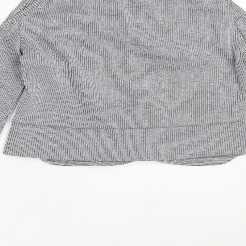 Womens UK Size 14 Miss Selfridge Grey Pullover Jumper