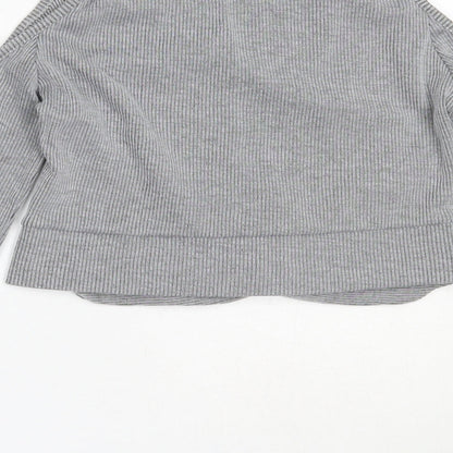 Womens UK Size 14 Miss Selfridge Grey Pullover Jumper