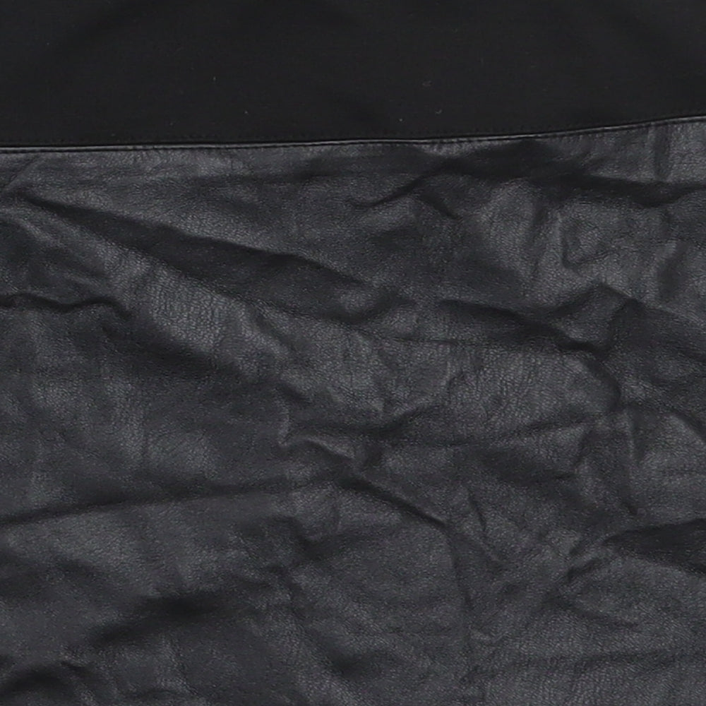 River Island Girls Black  Polyester Mini Skirt Size 6 Years  Regular