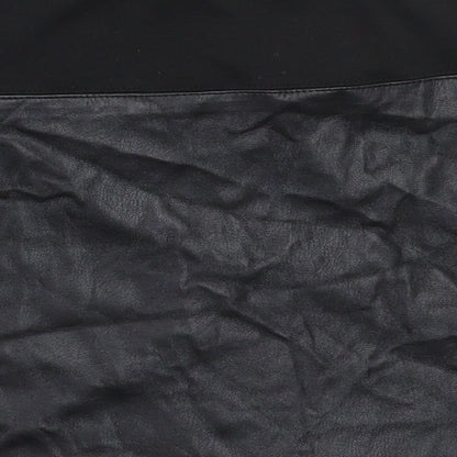 River Island Girls Black  Polyester Mini Skirt Size 6 Years  Regular