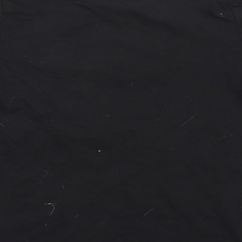 TU Boys Black  Cotton Basic T-Shirt Size 4 Years Round Neck
