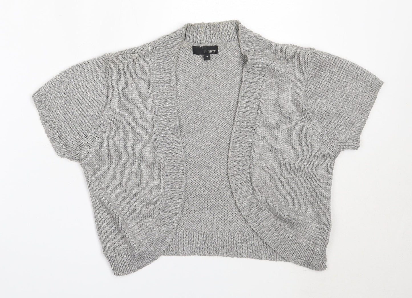 Womens UK Size 14 NEXT Grey Cardigan Jumper