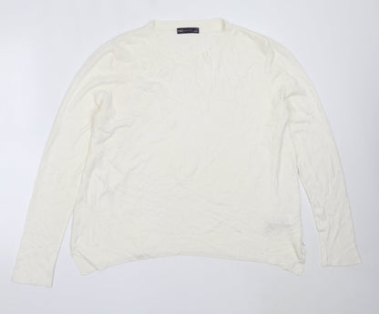 Womens UK Size 16 Marks and Spencer Ivory Pullover Jumper