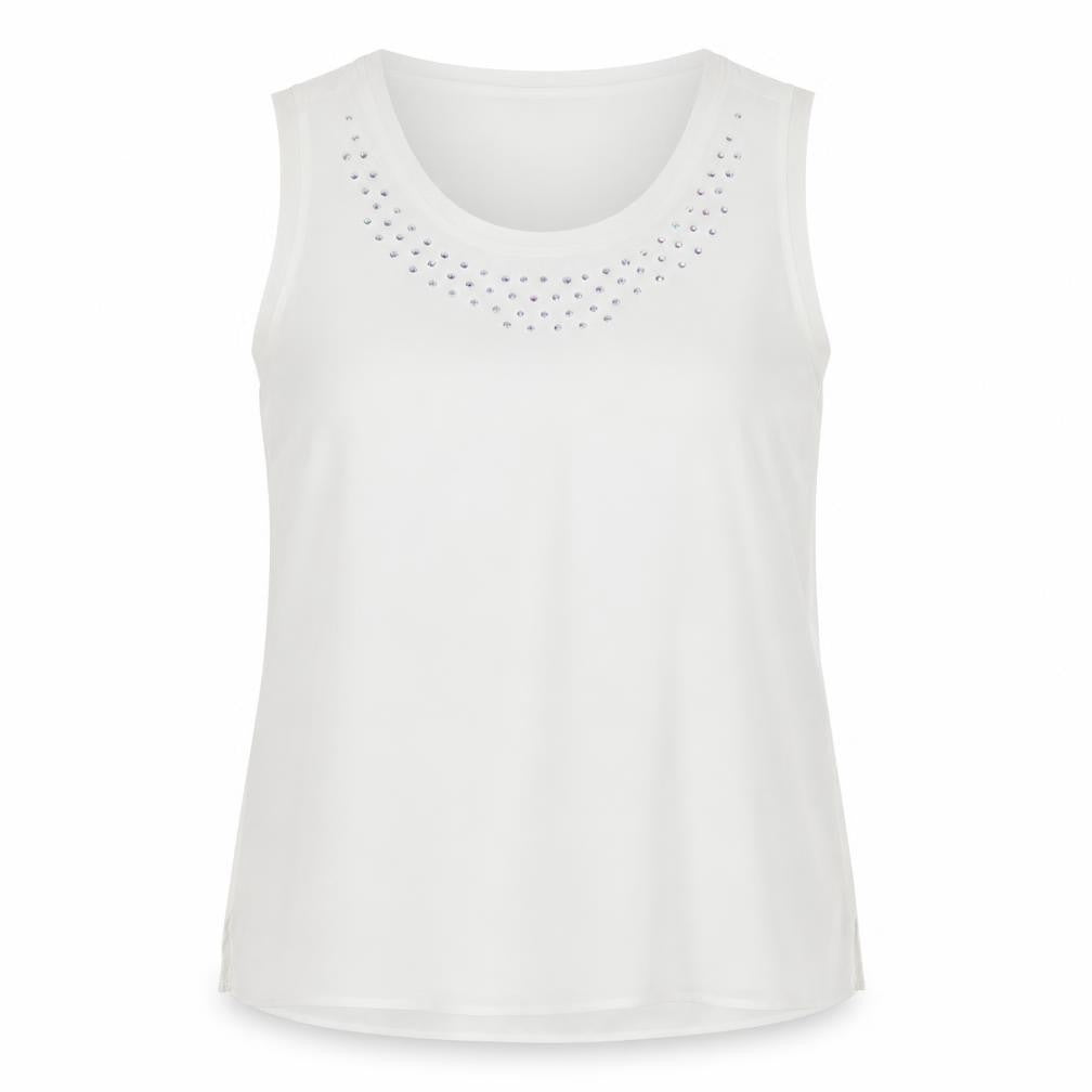 Womens UK Size 10 Soon White Basic Blouse