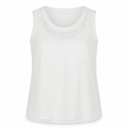 Womens UK Size 10 Soon White Basic Blouse
