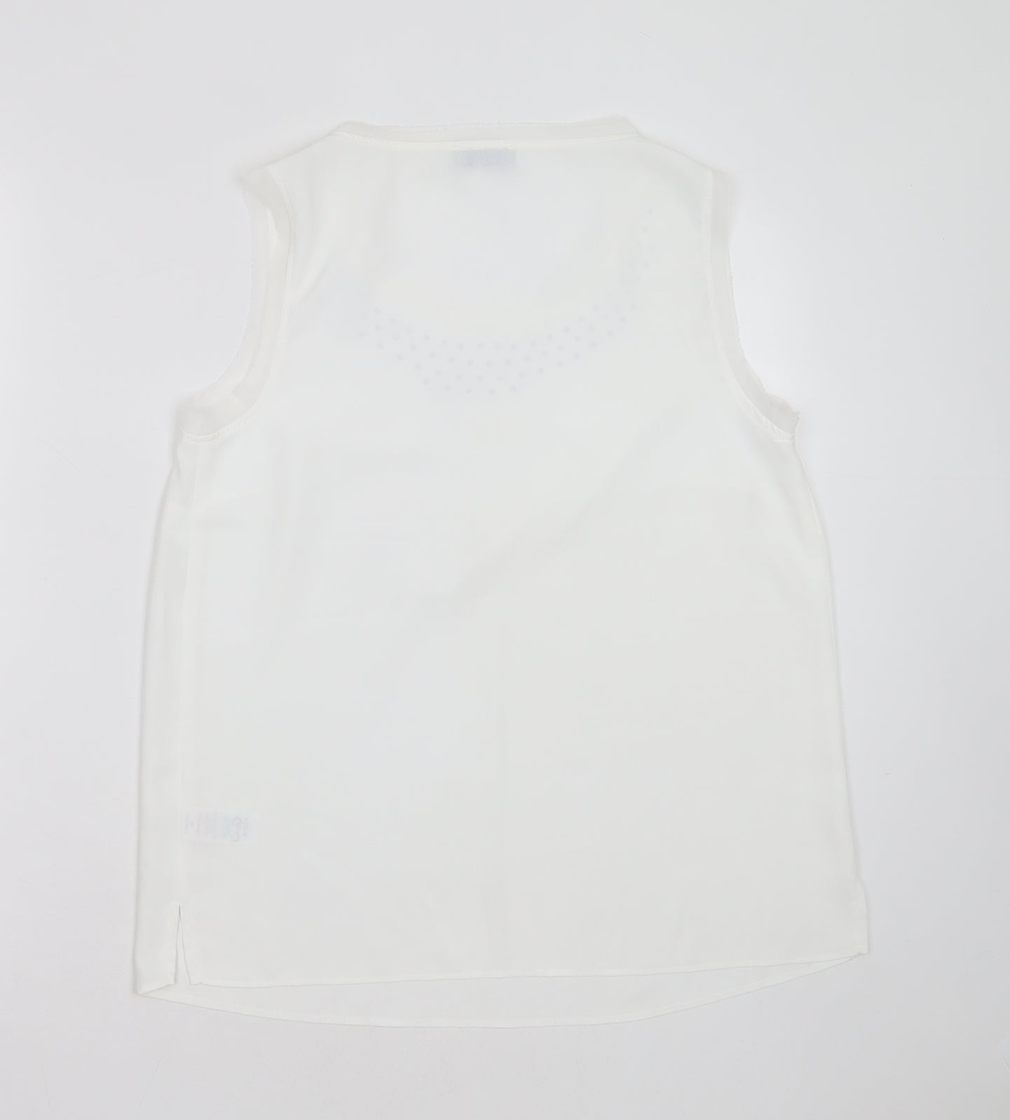 Womens UK Size 10 Soon White Basic Blouse
