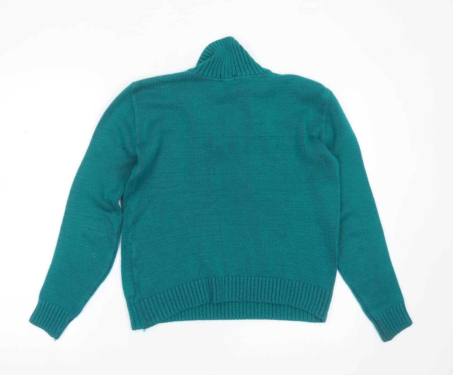 Womens UK Size S Fashion Alert Green Pullover Jumper