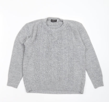 Womens UK Size S Choice Collection Grey Pullover Jumper