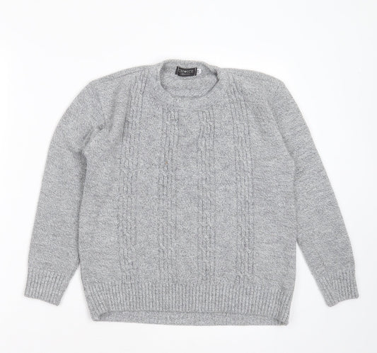 Womens UK Size S Choice Collection Grey Pullover Jumper