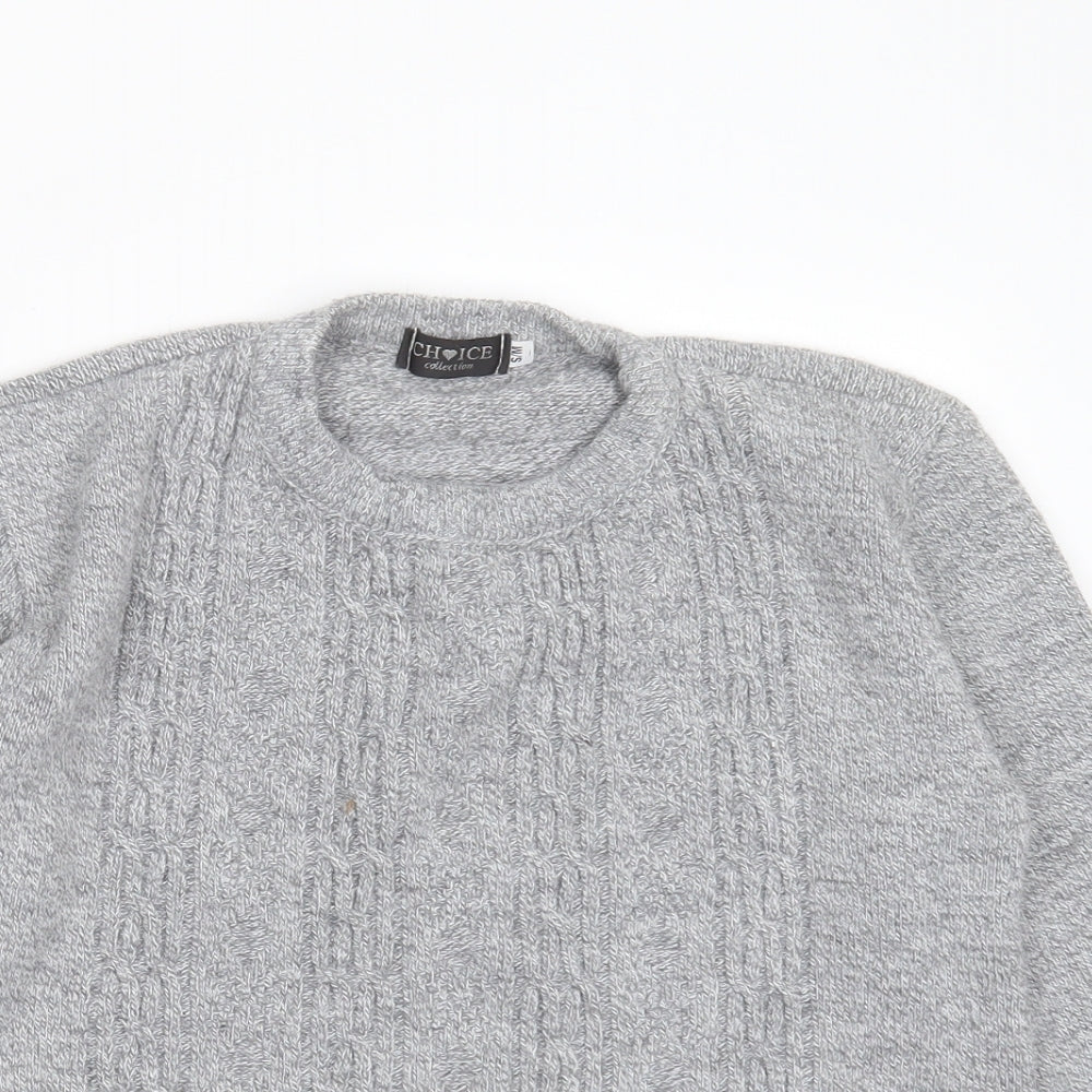 Womens UK Size S Choice Collection Grey Pullover Jumper