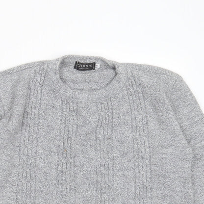 Womens UK Size S Choice Collection Grey Pullover Jumper
