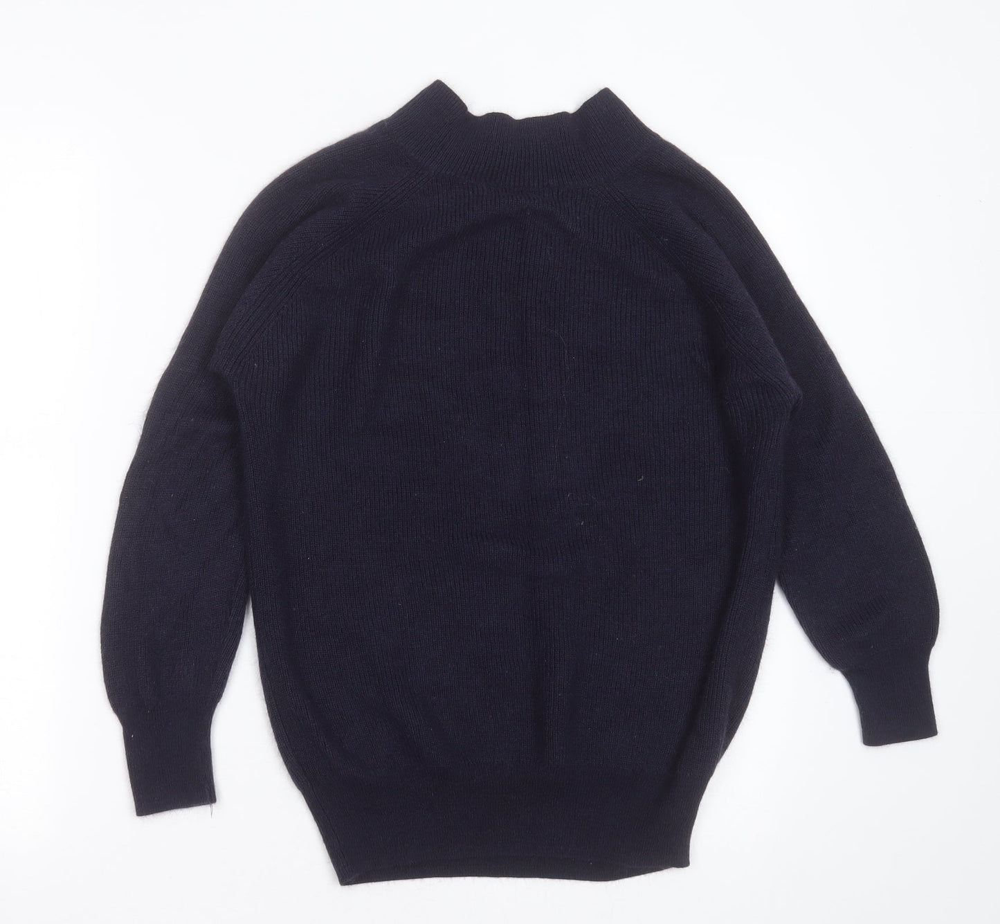 F&F Womens Blue Round Neck  Acrylic Pullover Jumper Size 6