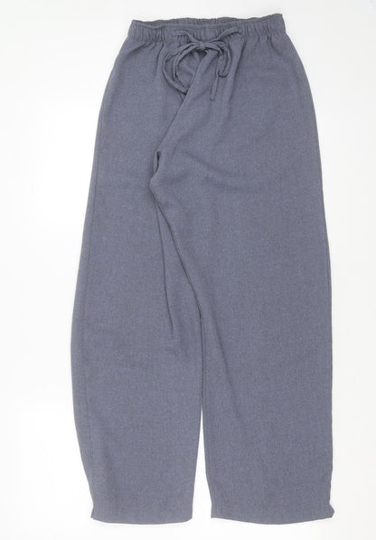 Womens UK Size 12 Preworn Regular Fit  Blue Trousers
