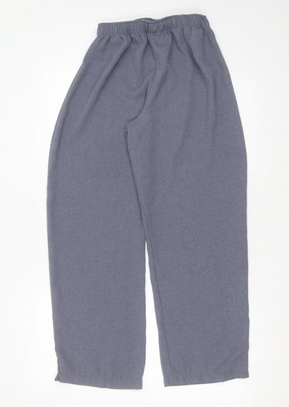 Womens UK Size 12 Preworn Regular Fit  Blue Trousers