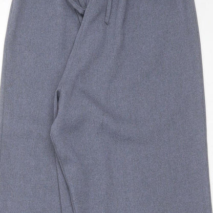 Womens UK Size 12 Preworn Regular Fit  Blue Trousers