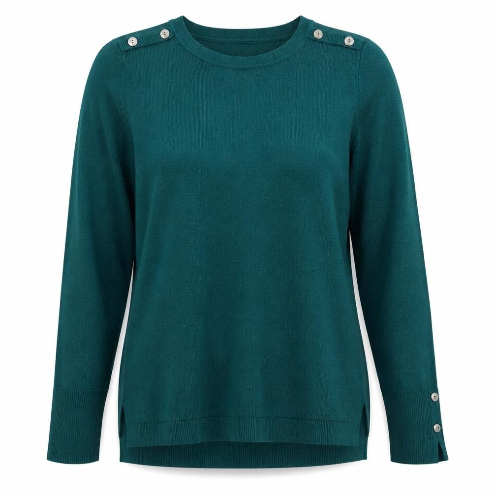 Womens UK Size S Primark Green Pullover Jumper
