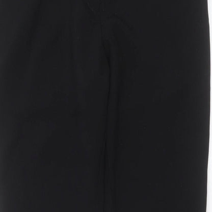 Primark Womens Black  Polyester Trousers  Size 12 L29 in Regular Zip