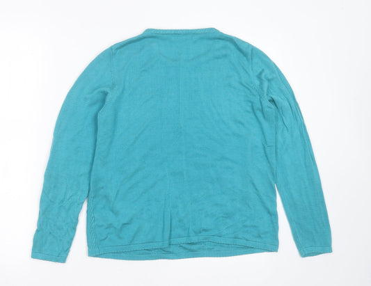 Womens UK Size S Bonmarché Blue Pullover Jumper