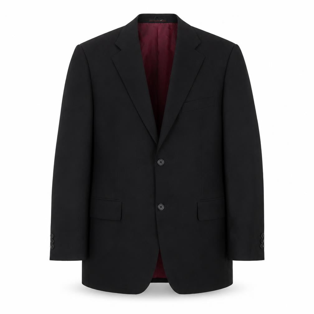 Mens UK Size 40 1860 Menswear Regular Black Suit Jacket