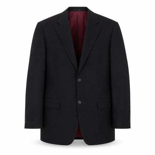 Mens UK Size 40 1860 Menswear Regular Black Suit Jacket