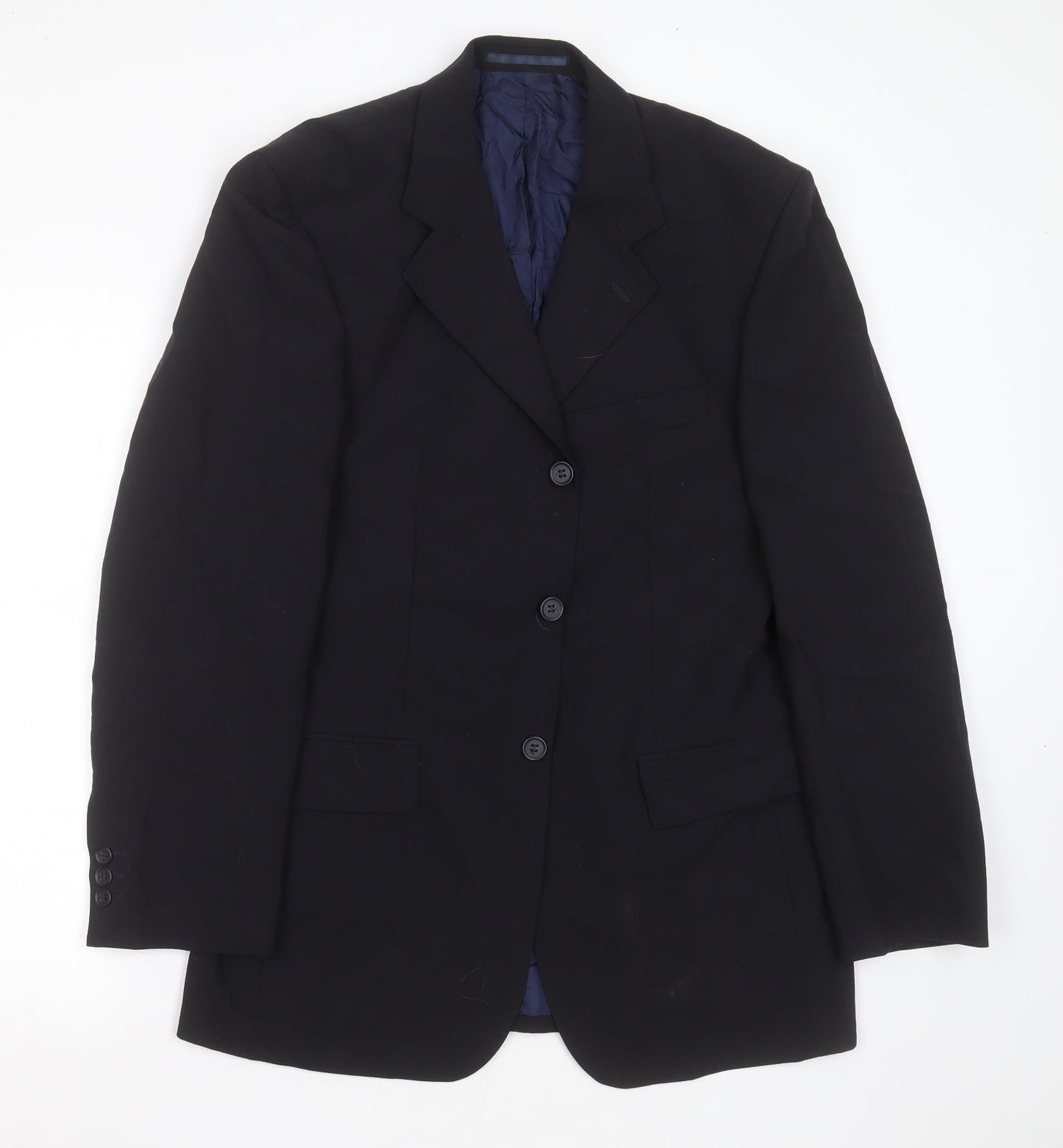 Mens UK Size 38 Principles Regular Black Suit Jacket