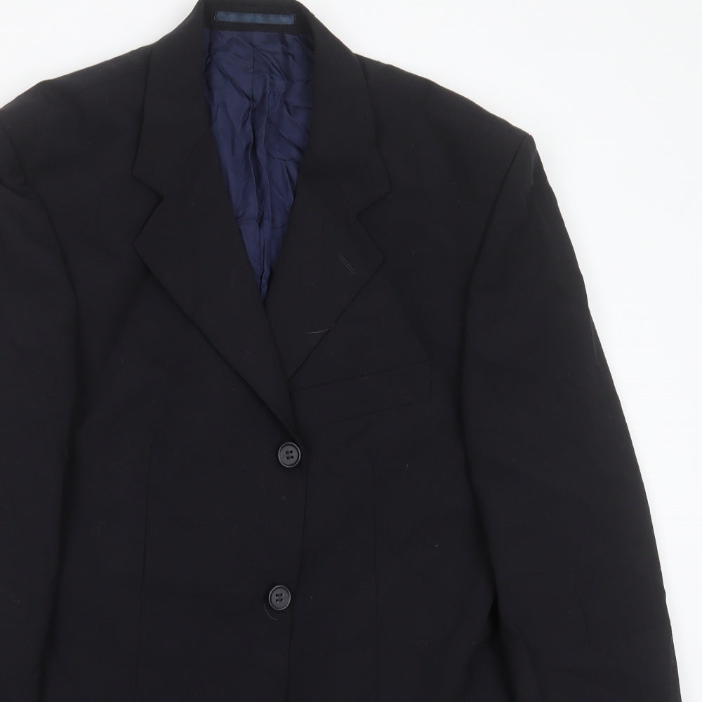Mens UK Size 38 Principles Regular Black Suit Jacket