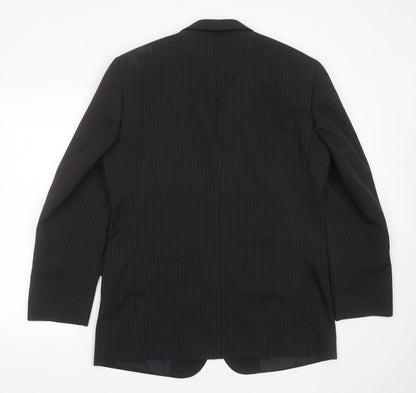 Mens UK Size 42 Taylor & Wright Regular Black Suit Jacket